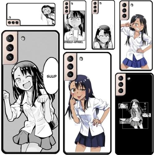 Cute Nagatoro Cover For Samsung Galaxy S21 Ultra Note 20 Note 10 S8 S9 S10 S20 Plus S20 FE Phone Case