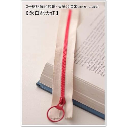 Dailylike Candy Cute Round Head Nylon Zipper Hand-made DIY Clothing Home Smooth and Durable Bags Wallet Purse Cloth Accessories