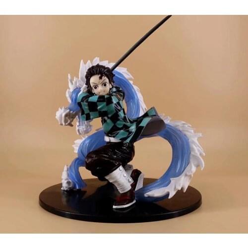 Demon Slayer: Kimetsu no Yaiba Statue Tanjiro Kamado Action Figure Figurines Constant Flux Xmas gift model toy T30