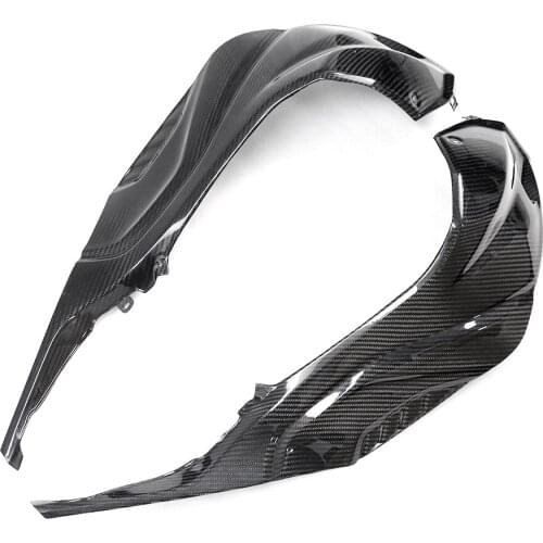 For BMW S1000RR S 1000RR 2019 2020 3K Carbon Fiber Motorcycle Gas Fuel Tank Side Fairing Panel Protectors