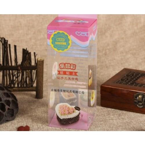 Customized die cutting clear window plastic box retail plastic boxes factory,clear plastic cake box manufacturers ---DH40008