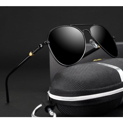 Classic Driving Sunglasses Men Polarized Pilot Sun Glasses Black Brand Designer Male Retro Sunglasses Gafas de sol Para Conducir