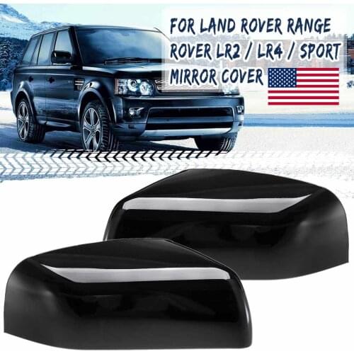 Car Wing Side Mirror Cover For Land Rover/Range Rover Sport/Freelander 2/LR2/Discovery 4/LR4 2010-2014 Rearview Mirror Cover