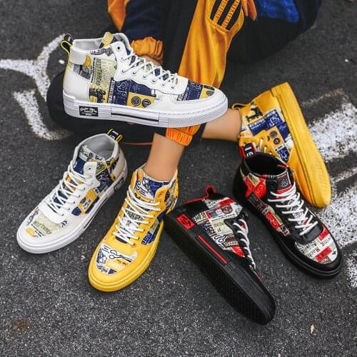 Solid 2020 Fashion sapatos sapato male man Men sports informales hombre hot 39 top white High black Shoes Casual shoe slip on s