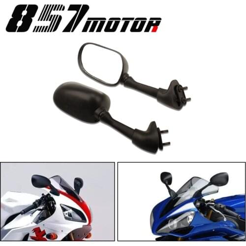 Motorcycle Rearview Mirror Racing Mirrors fits for Yamaha FZS600 Fazer 2000 2001 YZF R6 2001-2002 YZF R6 2006-2007 YZF R1 2007