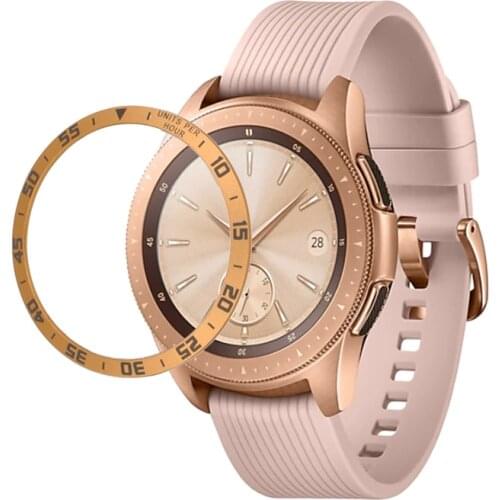 Bezel Cover for Samsung Gear S3 watch Fashion Metal-set Diamond Bezel for Samsung Galaxy Watch 42mm 46mm Watch Accessories