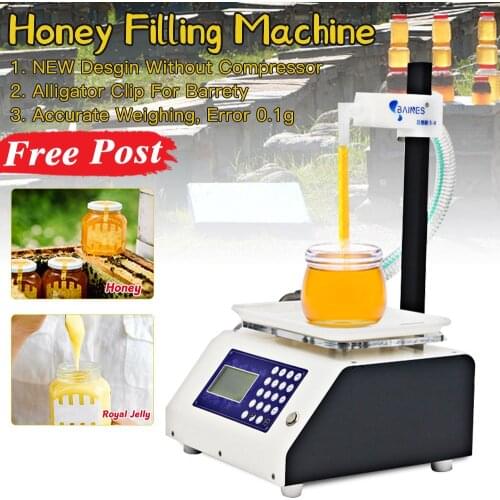 BeeKeeping Automatic Honey Filling Flowing Machine 50g~2500g Scale Honeybee Viscous Paste Filling Machine For Beekeeper Suppiler