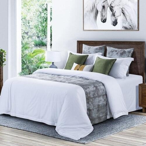 Hotel bed end towel bed runner hotel