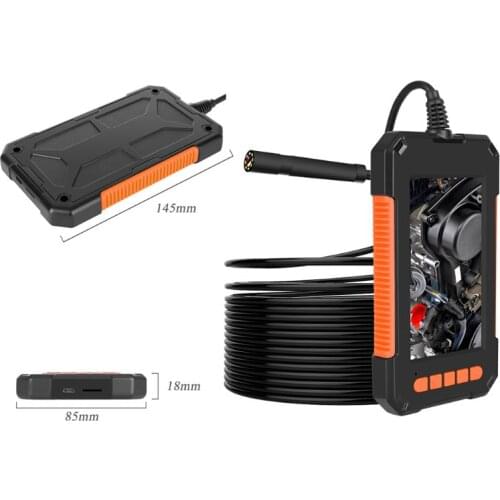 1Set 2/5/10m Industrial Endoscope 1080P Borescope 4.3\" Display Inspection Camera