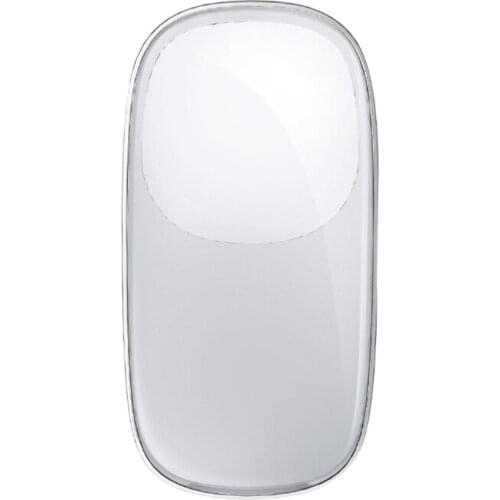 Magic Mouse Silicone Protective Case Cover Transparent Anti-Scratch Mouse Protector Compatible with Magic Mose 1 / 2