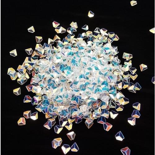 Ultra-thin Glitter 3mm Diamond Shape Sequins 3D Loose Sequin Paillettes Party Crafts DIY Nail Arts Wedding Decor Confetti 20g