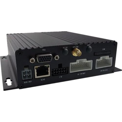 Fatigue waring MDVR 6 Channel Double SD card Mobile DVR with GPS RJ45 network
