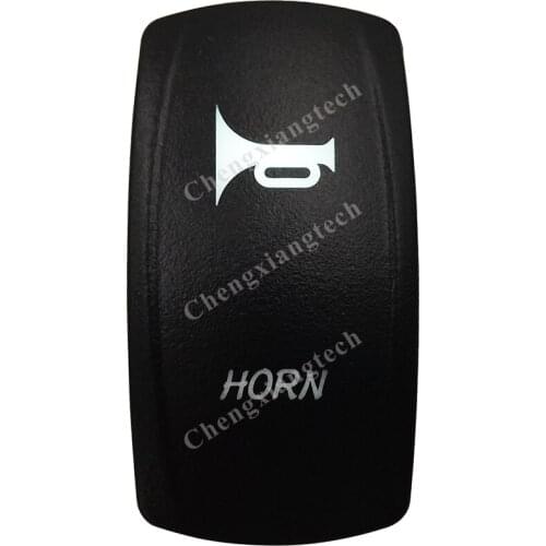 DC12V 24V Marine Grade HORN Rocker Switch White Led lamp 3 Pin Momentory ON/OFF/ SPST Waterproof IP66