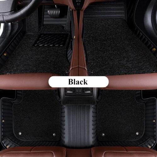 High quality! Custom special car floor mats for Hyundai Elantra 2021 durable waterproof double layers carpets for Elantra 2021