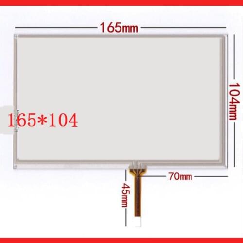 165*104 7.1 inch touch screen, AT070TN83 V.1 touch screen, good helper navigation, vehicle DVD, 7 Inch Touch Screen