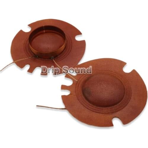 2pcs 25.5mm Tweeter Voice Coil 5W 25 Core Horn Loudspeaker Speaker Treble Resin Film Diaphragm Drive Head Repair Parts #1