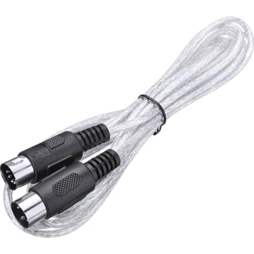 3M/10ft 5 Pin MIDI Extension Cable High Quality 5 Pin Male to 5 Pin Male MIDI Extender Cables Connector Musical Keyboard Line