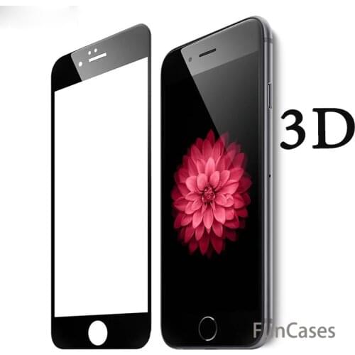 3D Tempered Glass Film For iPhone 7 Screen Protector Gorilla Protective Glass For iPhone 6 6S X 8 Plus Full Screen Guard 9H