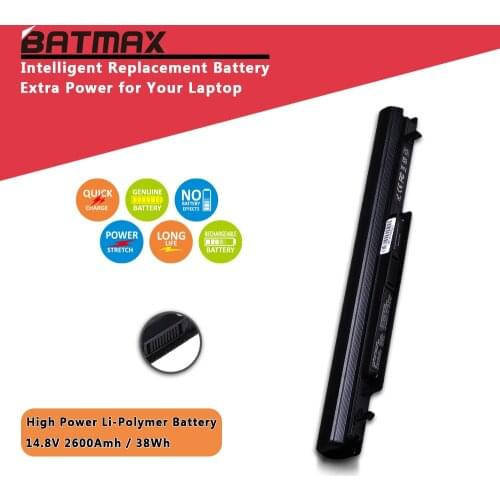 4 Cell 2600mAh Laptop Battery for ASUS A46 A56 E46 K46 K56 R405 R505 R550 S40 S46 S505 S550 S56 U48 U58 V550 P/N A31-K56 A32-K56