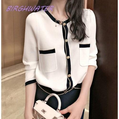 Трикотажные блузки BIRGHWATER China At AliExpress