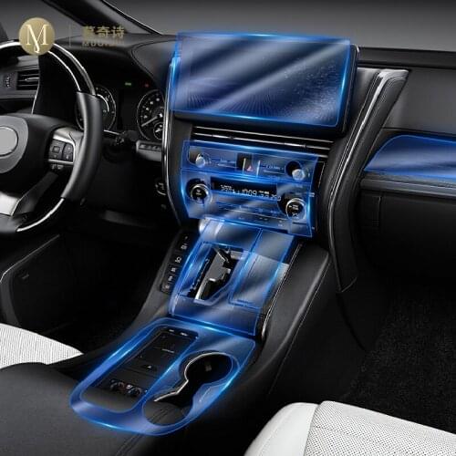 For lexus LM 300h 350 (2020-2021) car Interior Center console Invisible car suit TPU protective film Anti-scratch Accessories