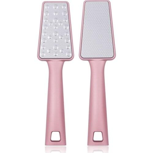 Stainless steel double Side Foot Files Hard Skin Feet Pedicure Rasp Scrubber foot file callus remover Grinding Foot Skin Care