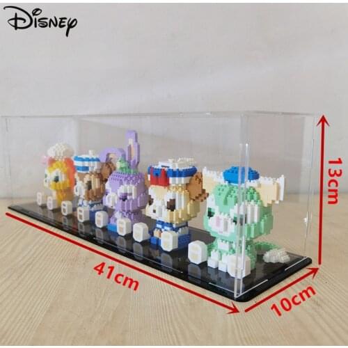Disney Diamond Building Blocks Toys Duffy Stellalou Gelatoni Mirco DIY Assembly 3d Model Brick Anime Figures With Display Box
