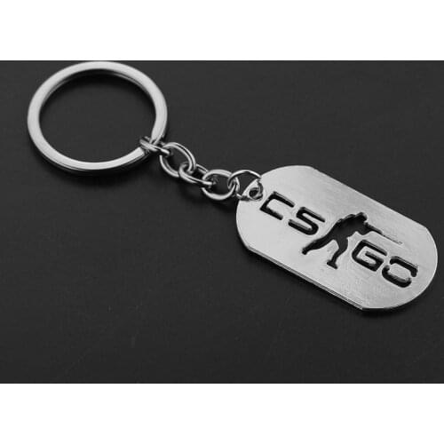 Game CSGO metal Keychain Counter Strike CS GO Alloy Key Chains For Men Male Keying Porte Clef Chaveiro Backpack accessories