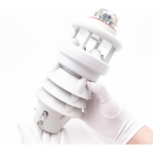 Mini 6 in 1 Air Temperature Humidity Pressure Ultrasonic Wind Speed Direction Optical Rainfall Compact Weather Station