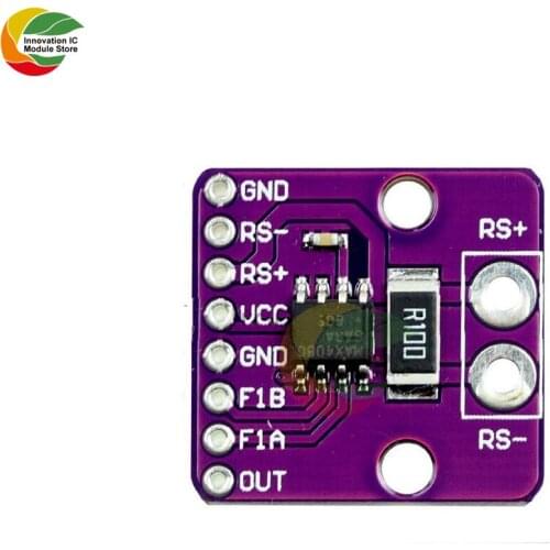 Ziqqucu MAX4080SASA Current Test Module Current Sense Amplifier Detector Module High Precision 4.5V 190uA for Arduino