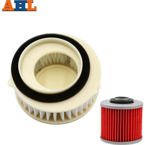 AHL Motorcycle Air Filter & Oil Filter For YAMAHA XVS650 XVS 650 XVS650A V-Star 650 4VR 4TR-14451-00 HFA4607 4X7134400100
