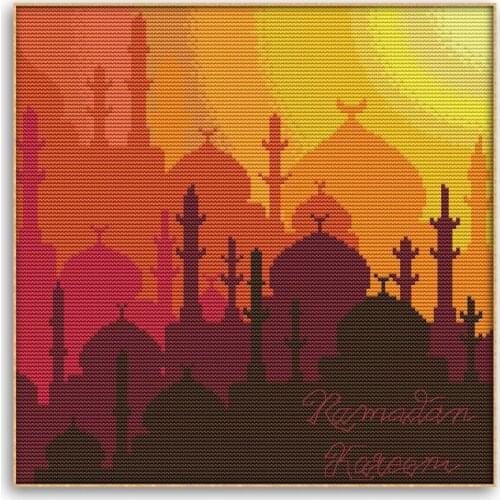 Cross Stitch Kit 11CT14CT Pattern Embroidery Needlework Craft Kit Decoration Gift Kit Craft Modern Embroidery Kit Kit Package