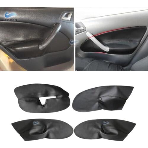 LHD For Skoda Octavia A4 MK1 1998 1999 2000 2001 2002 2003 2004 2005 2006 Microfiber Leather Car Door Armrest Panel Cover Trim