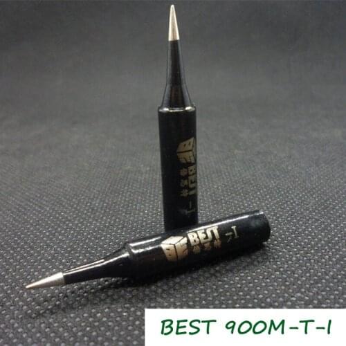 5pcs/lot High Quality BST 900M-T-I black Soldering iron tip FOR Hakko Saike 936 852d+ 909D solder tip