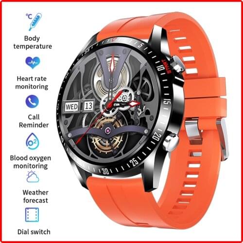New Smart Watch Men 2020 Body Temperature Bluetooth Call Siri Dial IP67 Waterproof Sport Women Smartwatch For Android Xiaomi IOS