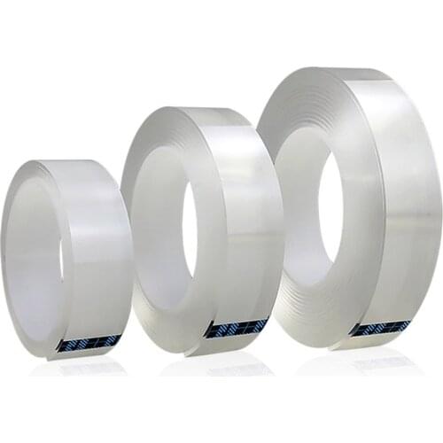 Transparent Velcro Nano Tape Washable and Reusable Double-sided Adhesive Adhesive Universal Hook Tape for Furniture