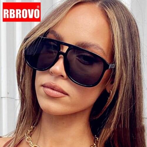 RBROVO 2021 Candy Colors Sunglasses Women Luxury Brand Sun Glasses For Women/Men Plastic Glasses Women Vintage Lenses Oculos