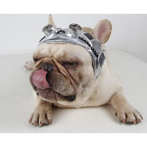 Dog Pilot Cosplay Hat Bulldog Cat Steampunk Headgear Pet Supplies Party Costumes Hat Cute Dog Cosplay Cap Animal Funny Costume