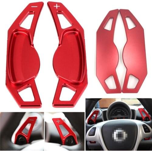 2pcs Car Steering Wheel Shift Paddle Shifter Extension For Smart Fortwo and Forfour