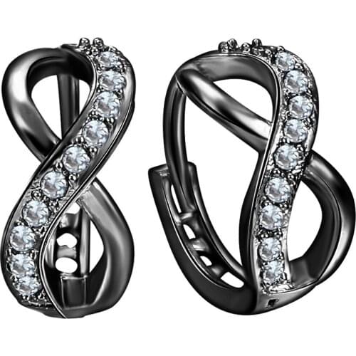 2016 wholesale fashion Zircon Earrings Summer New product jewelry for women wedding party gift silver plated