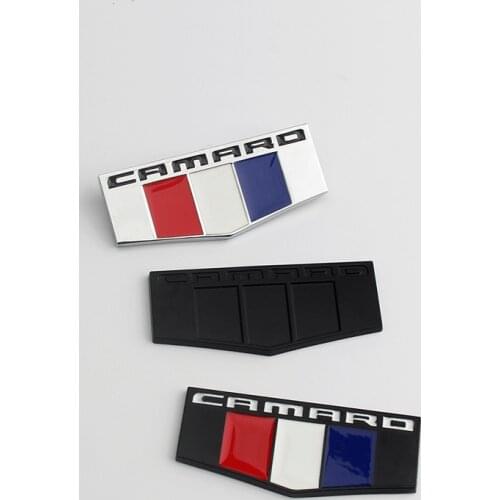 1 Pcs 3D Meta Camaro Emblem Decal Badge Car Stickers For Chevrolet Chevy Camaro Bumblebee Auto Accessories Car Styling