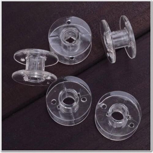 10pcs Clear Sewing Machine Bobbins Spools Empty Bobbins Spools For Thread String Hand Craft Tools Home Sewing Accessories Tools