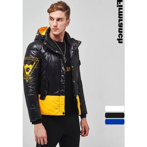 2021 winter men/boys short white duck down coat men parkas outdoor thick hooded jacket menteau homme пальто мужское