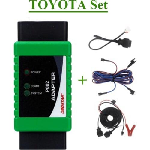 OBDSTAR P002 Adapter for T-OYOTA 8A and F-ord All Key Lost with Bosch ECU Flash Work with X300 DP Plus and Pro4