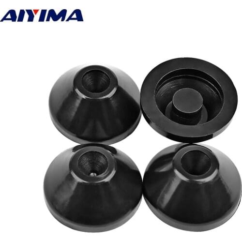 AIYIMA 4Pcs Audio ABS Speaker Stand Spikes 27x13mm Speakers Repair Parts Foot Pads DIY For Home Theater Accessories Kits