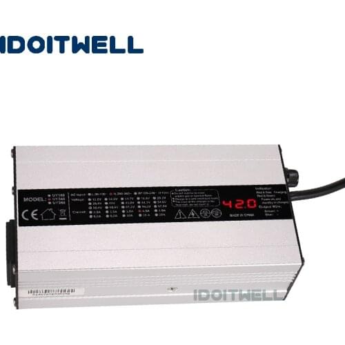 LED display Automatic battery charger 12V 10A 24V 7A 36V 5A 48V 4A 60V 3A Customized lead acid li-ion lifepo4 batteries charger