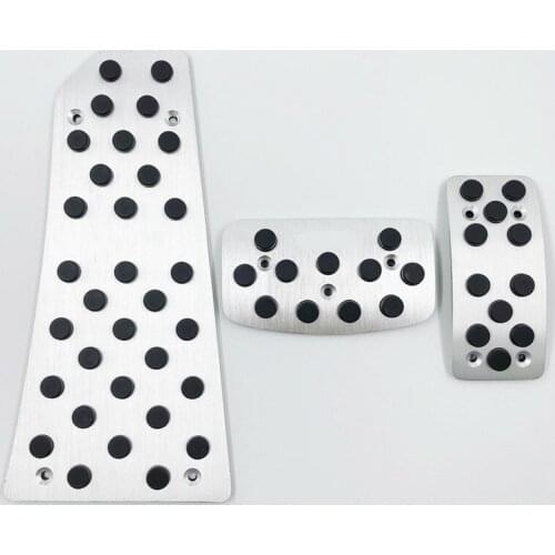 Car Accessories For MITSUBISHI PAJERO Fuel Brake Foot Rest AT pedals Plate Accelerator brake pedal Pads,Car Styling Stickers