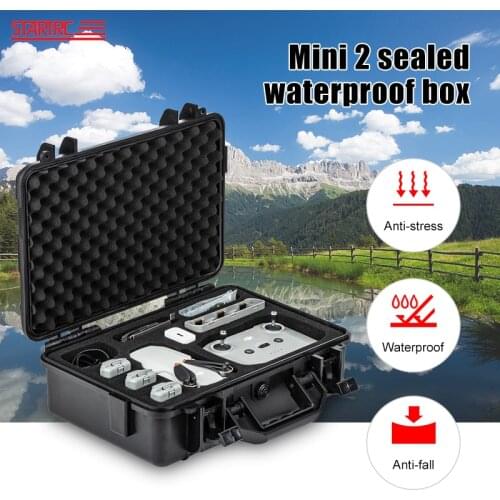 For DJI Mini 2 Portable Carrying Case Explosion-proof Waterproof ABS Suitcase Handbag Storage Bag for DJI Mavic Mini 2 Accessory