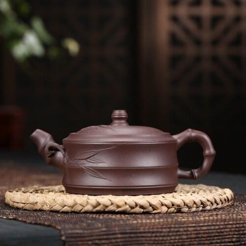 Of rhyme sea yixing recommended product special hot push products bamboo travel period of purple sand teapot tea set