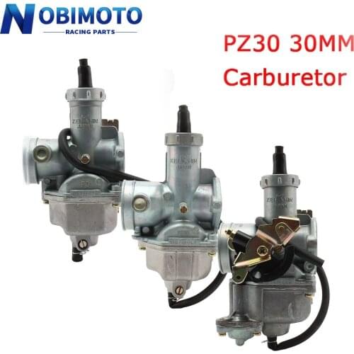 Motorcycle Carburetor PZ30 30mm Carburador PZ30 Carb Dirt Bike For Honda CG125 For 175CC 200cc 250cc Pit Bike ATV